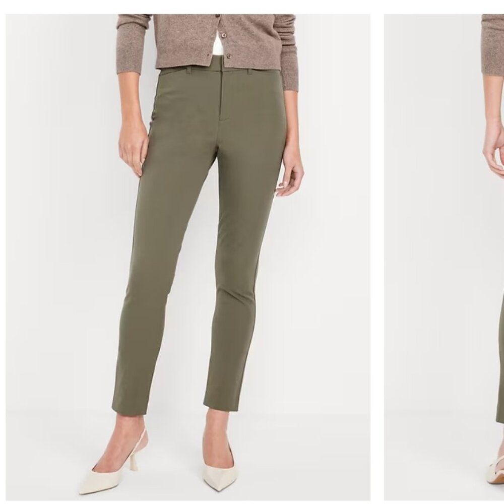 High-Waisted Pixie Skinny Ankle Pants